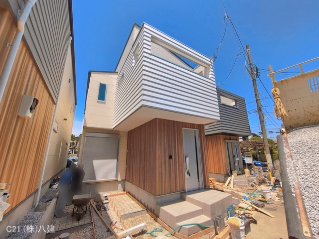 千葉県柏市西原１丁目の新築戸建て外構写真 2026年5月18日撮影