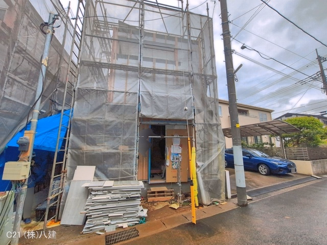 千葉県柏市西原１丁目の新築戸建てシート写真 2026年4月9日撮影