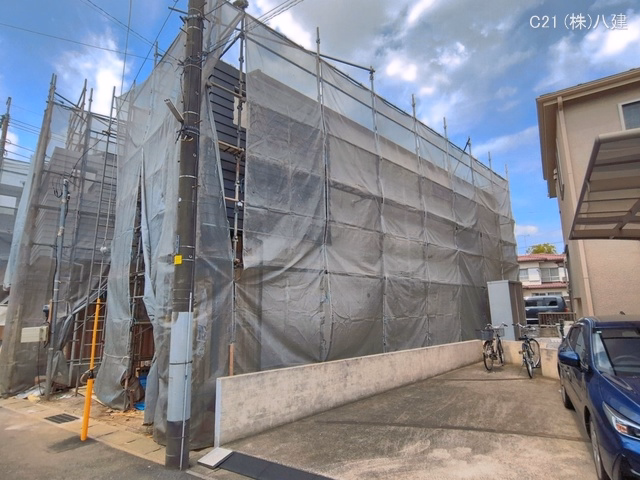 千葉県柏市西原１丁目の新築戸建てシート写真 2026年4月19日撮影