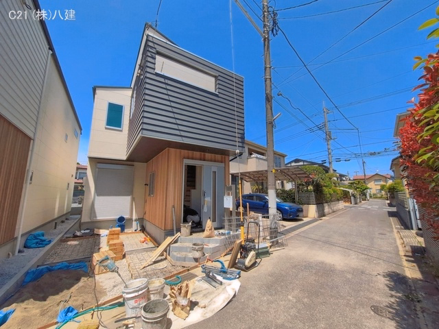千葉県柏市西原１丁目の新築戸建て外構写真 2026年5月18日撮影
