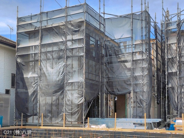 千葉県流山市加４丁目の新築戸建てシート写真 2026年5月6日撮影
