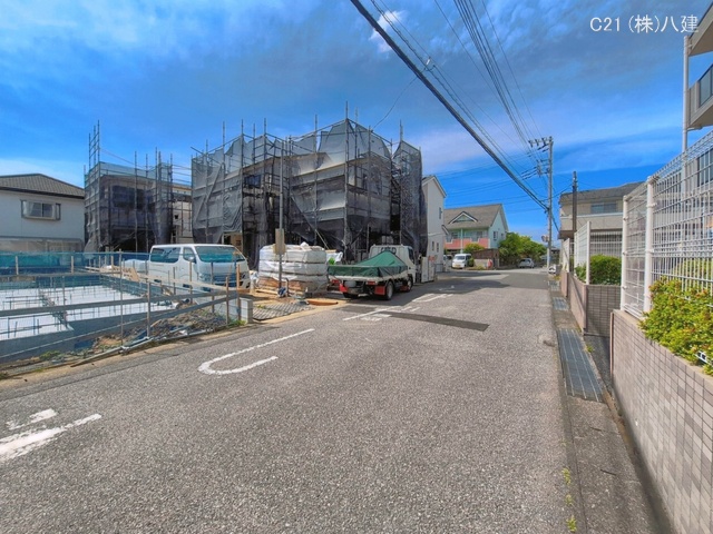 千葉県流山市加４丁目の新築戸建てシート写真 2026年5月6日撮影