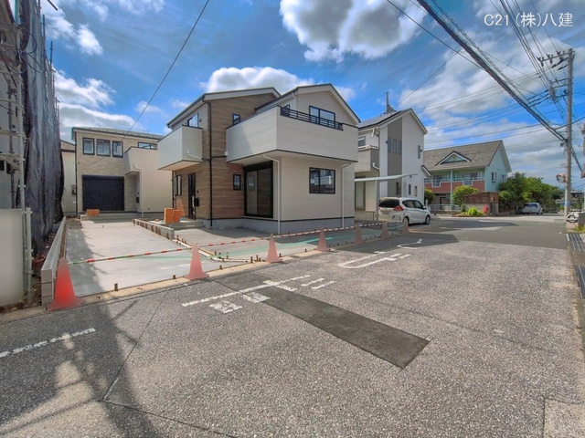 千葉県流山市加４丁目の新築戸建て外構写真 2026年6月5日撮影