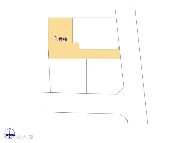 千葉県流山市加４丁目の新築戸建て全体区画図 ※図面と異なる場合は現況を優先