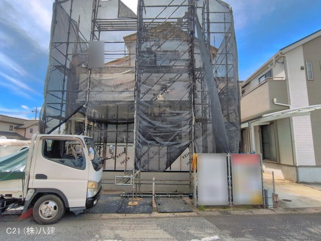 千葉県流山市加４丁目の新築戸建てシート写真 2026年5月6日撮影