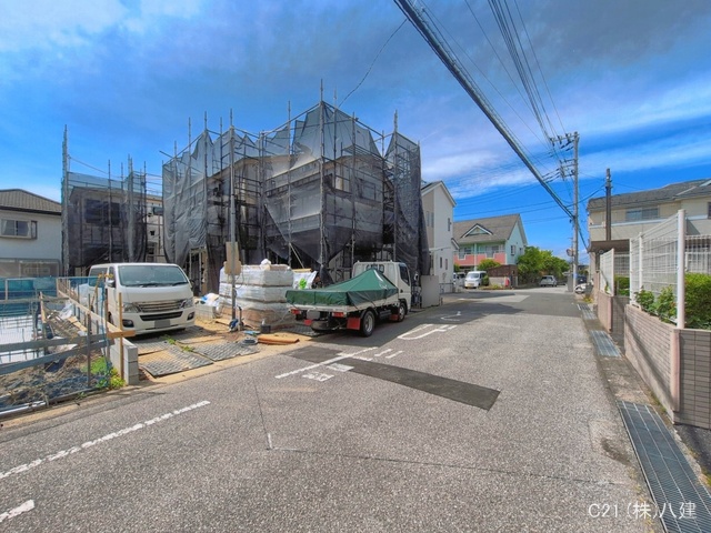 千葉県流山市加４丁目の新築戸建てシート写真 2026年5月6日撮影
