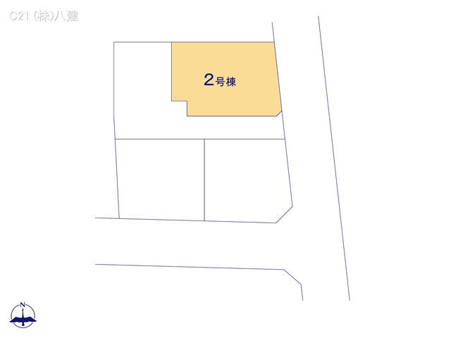 千葉県流山市加４丁目の新築戸建て全体区画図 ※図面と異なる場合は現況を優先