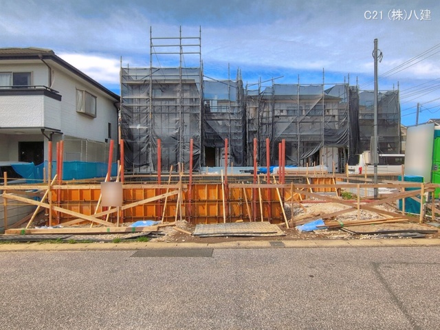 千葉県流山市加４丁目の新築戸建て基礎写真 2026年5月6日撮影
