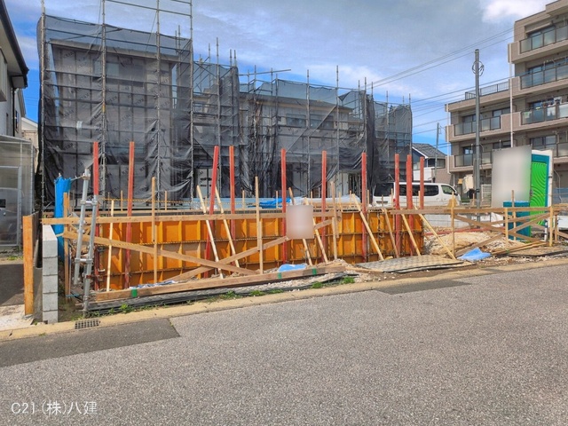 千葉県流山市加４丁目の新築戸建て基礎写真 2026年5月6日撮影
