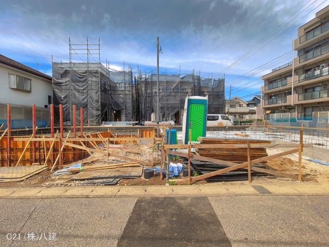 千葉県流山市加４丁目の新築戸建て基礎写真 2026年5月6日撮影