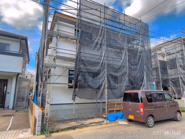 千葉県流山市加４丁目の新築戸建てシート写真 2026年6月5日撮影