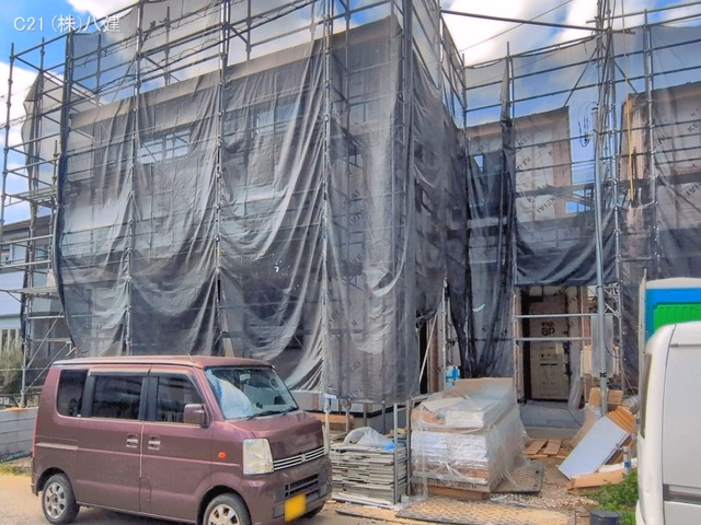 千葉県流山市加４丁目の新築戸建てシート写真 2026年6月5日撮影