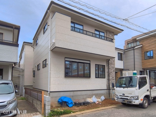 千葉県流山市加4丁目の新築戸建て外構写真 2026年6月29日撮影