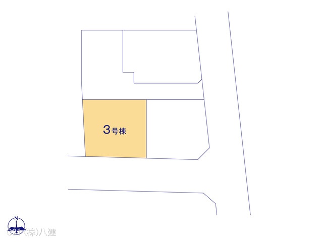 千葉県流山市加４丁目の新築戸建て全体区画図 ※図面と異なる場合は現況を優先