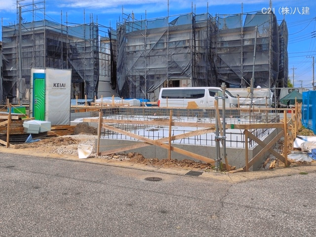 千葉県流山市加4丁目の新築戸建て基礎写真 2026年5月6日撮影