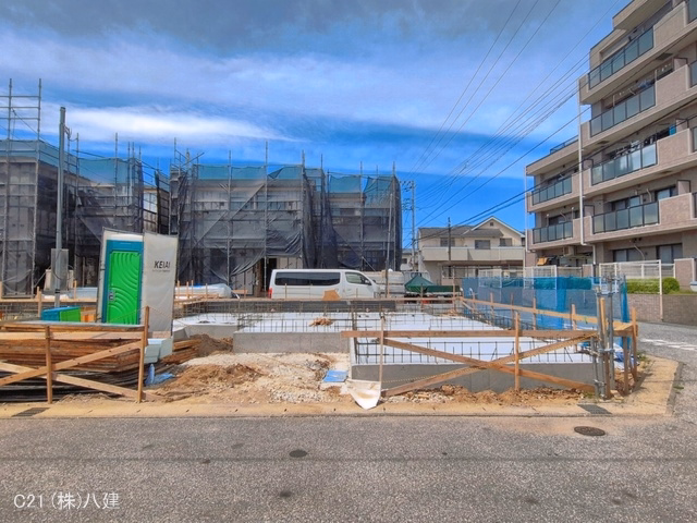 千葉県流山市加4丁目の新築戸建て基礎写真 2026年5月6日撮影