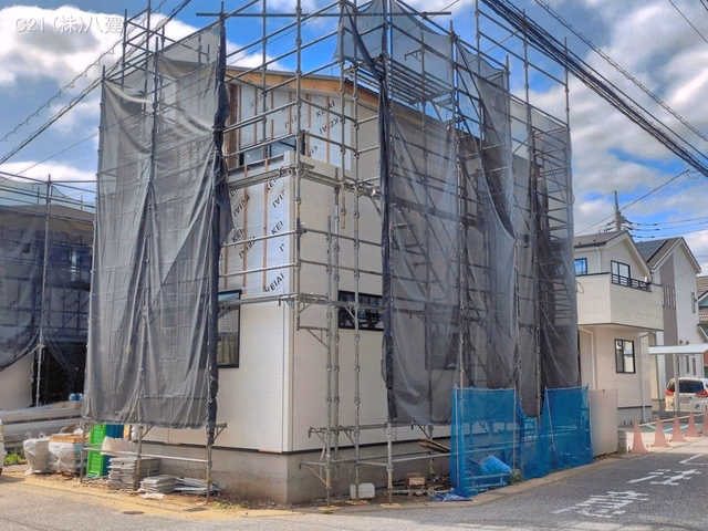 千葉県流山市加4丁目の新築戸建てシート写真 2026年6月5日撮影