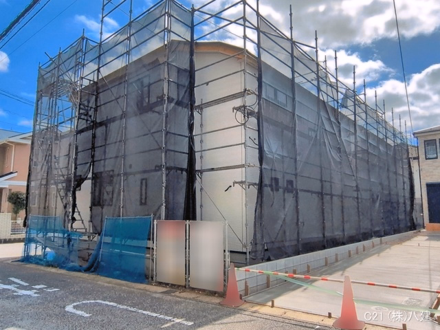 千葉県流山市加4丁目の新築戸建てシート写真 2026年6月5日撮影