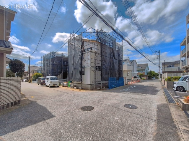 千葉県流山市加4丁目の新築戸建てシート写真 2026年6月5日撮影