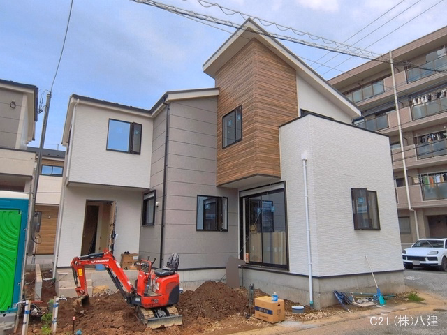 千葉県流山市加４丁目の新築戸建て外構写真 2026年6月29日撮影