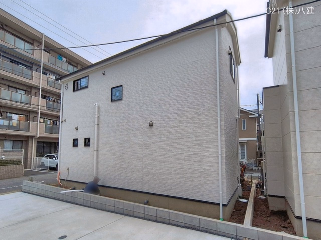 千葉県流山市加４丁目の新築戸建て外構写真 2026年6月29日撮影