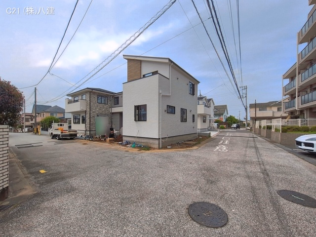 千葉県流山市加４丁目の新築戸建て外構写真 2026年6月29日撮影
