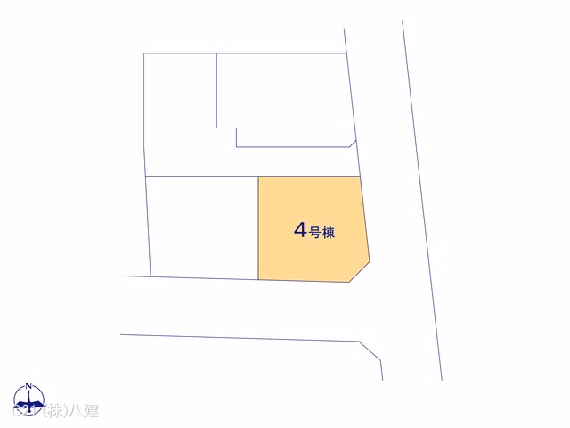 千葉県流山市加4丁目の新築戸建て全体区画図 ※図面と異なる場合は現況を優先