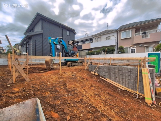 千葉県流山市大字東深井の新築戸建て基礎写真 2026年6月9日撮影