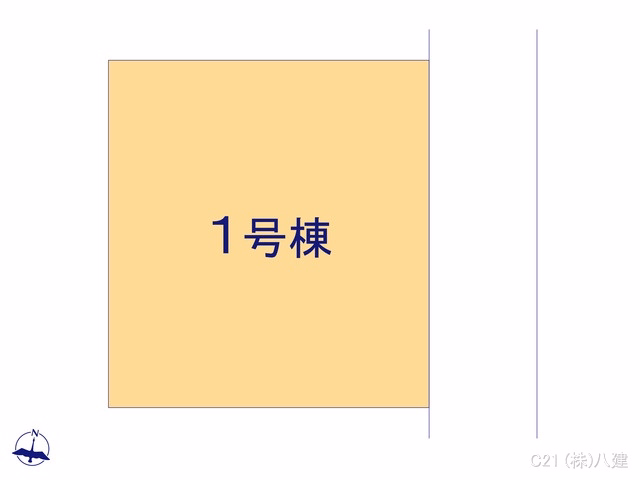 千葉県流山市大字東深井の新築戸建て全体区画図 ※図面と異なる場合は現況を優先