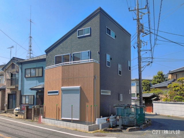 千葉県流山市平和台4丁目の新築戸建て外構写真 2026年5月14日撮影