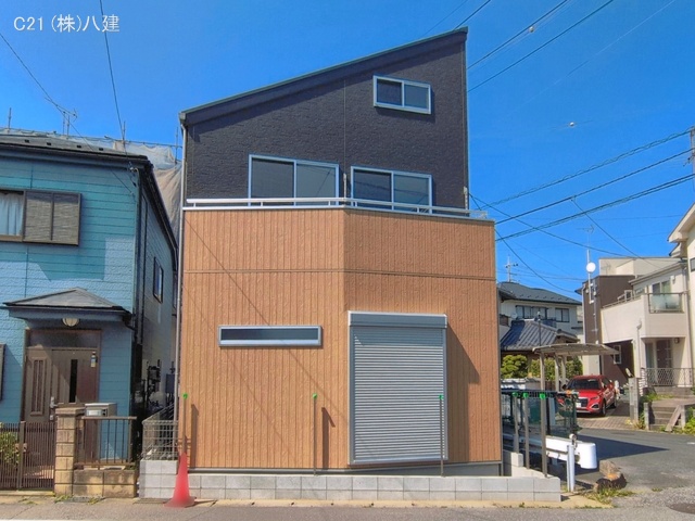 千葉県流山市平和台4丁目の新築戸建て外構写真 2026年5月14日撮影