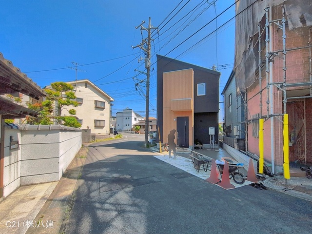 千葉県流山市平和台4丁目の新築戸建て外構写真 2026年5月14日撮影