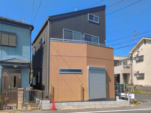 千葉県流山市平和台4丁目の新築戸建て外構写真 2026年5月14日撮影