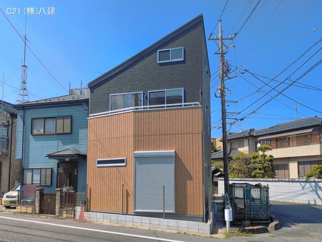 千葉県流山市平和台4丁目の新築戸建て外構写真 2026年5月14日撮影