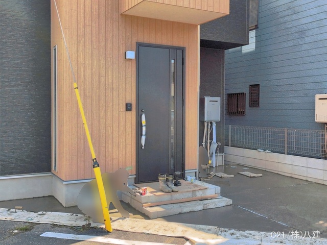 千葉県流山市平和台4丁目の新築戸建て外構写真 2026年5月14日撮影
