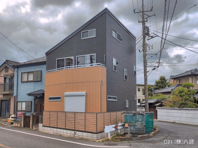 千葉県流山市平和台４丁目の新築戸建て完成写真 2026年6月14日撮影