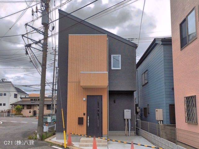 千葉県流山市平和台４丁目の新築戸建て完成写真 2026年6月14日撮影