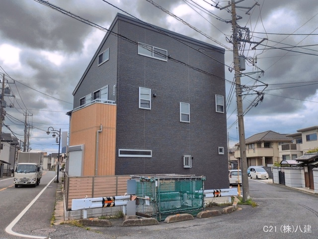 千葉県流山市平和台４丁目の新築戸建て完成写真 2026年6月14日撮影