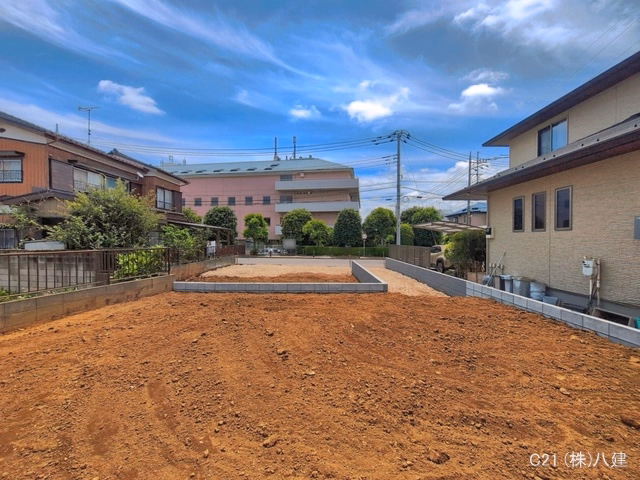 千葉県流山市向小金3丁目の新築戸建て更地・土地写真 2026年6月5日撮影