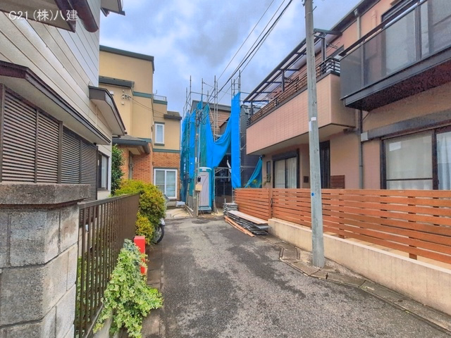 千葉県流山市松ケ丘5丁目の新築戸建てシート写真 2026年6月14日撮影