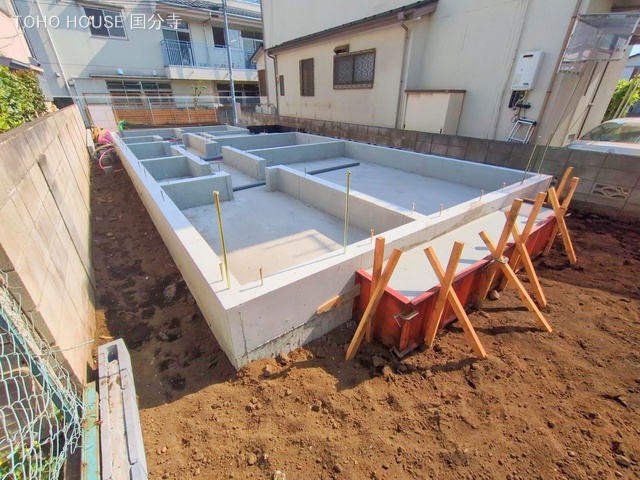 東京都小金井市貫井南町1丁目の新築戸建て基礎写真 2025年4月21日撮影