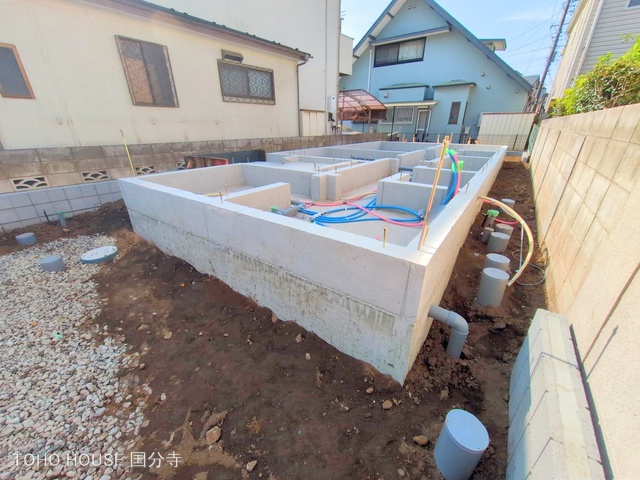 東京都小金井市貫井南町1丁目の新築戸建て基礎写真 2025年4月21日撮影