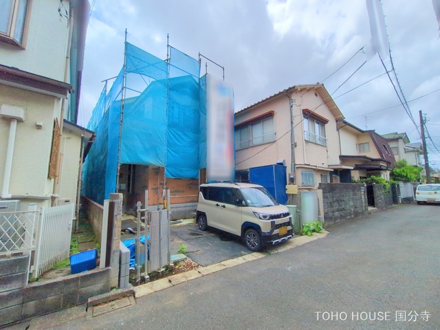東京都小金井市貫井南町1丁目の新築戸建て上棟写真 2025年7月14日撮影