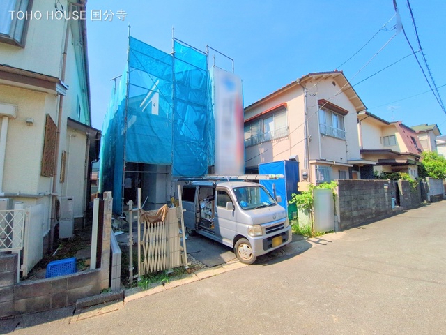 東京都小金井市貫井南町1丁目の新築戸建てシート写真 2025年8月20日撮影