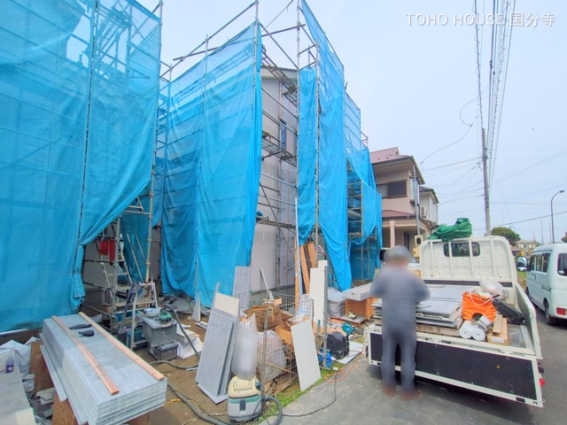 東京都府中市四谷５丁目の新築戸建てシート写真 2025年5月13日撮影