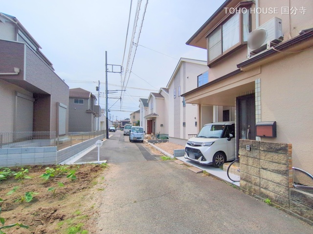 東京都府中市四谷５丁目の新築戸建て外構写真 2025年6月8日撮影