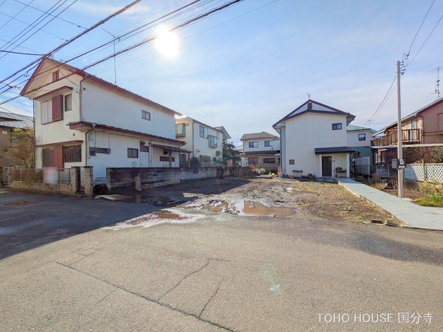 東京都国分寺市北町5丁目の新築戸建て更地・土地写真 2025年3月18日撮影