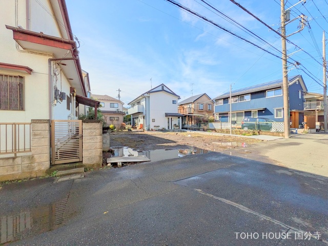 東京都国分寺市北町5丁目の新築戸建て更地・土地写真 2025年3月18日撮影