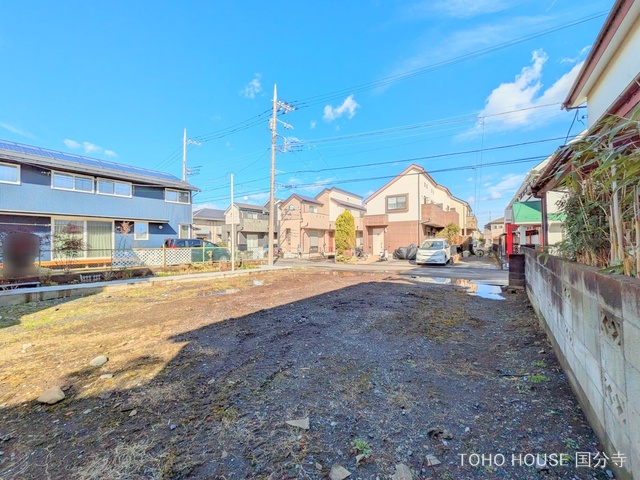東京都国分寺市北町5丁目の新築戸建て更地・土地写真 2025年3月18日撮影