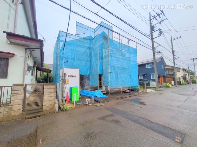 東京都国分寺市北町5丁目の新築戸建てシート写真 2025年6月9日撮影